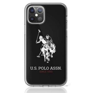 Etui US Polo Assn do iPhone 12 Pro Max, czarne