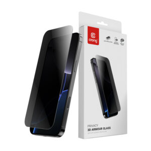 Crong Privacy 3D Armour Glass - Hartowane szkło prywatyzujące iPhone 17e / 16e / 14 / 13 / 13 Pro