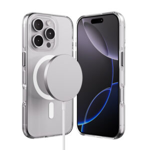 Crong Clear MAG Pro - Etui iPhone 16 Pro MagSafe (przezroczysty)