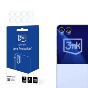 3mk Lens Protection - Szkło na obiektyw aparatu Samsung Galaxy Z Flip 7 (4 zestawy)
