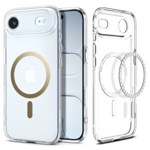 Spigen Ultra Hybrid Mag MagSafe - Etui do iPhone Air (Clear/Gold)