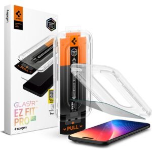 Spigen GLAS.TR EZ Fit Pro Privacy - Szkło hartowane z filtrem prywatyzującym do iPhone Air