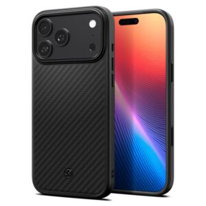 Spigen Enzo Aramid T Mag MagSafe - Etui do iPhone 17 Pro / 18 Pro (Black)