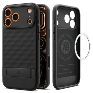 Spigen Parallax S Mag MagSafe - Etui do iPhone 17 Pro / 18 Pro (Matte Black)