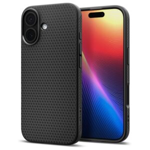 Spigen Liquid Air - Etui do iPhone 17 (Matte Black)