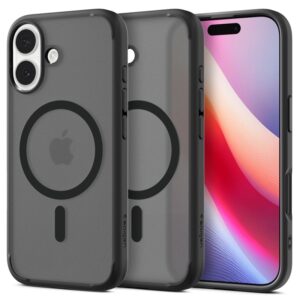 Spigen Ultra Hybrid Mag MagSafe - Etui do iPhone 17 (Frost Black)