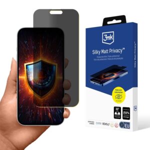 3mk Silky Matt Privacy - Matowa folia prywatyzująca do iPhone 17 Pro Max