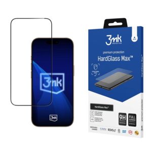 3mk HardGlass Max - Szkło hartowane do iPhone 17 Pro Max (Czarny)