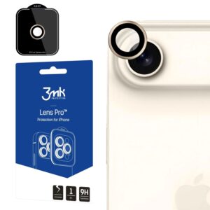3mk Lens Protection Pro - Szkło na obiektyw aparatu iPhone Air (Titanium Gold)