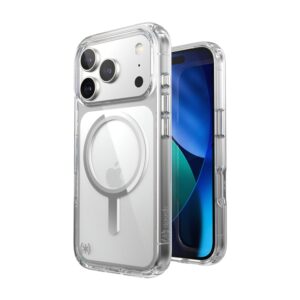 Speck Presidio Perfect Clear MagSafe - Etui iPhone 17 Pro (Clear / Silver)