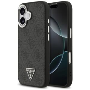 Guess 4G Triangle Logo MagSafe - Etui iPhone 17 (czarny)