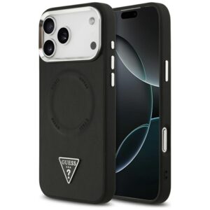 Guess Triangle Logo MagSafe - Etui iPhone 17 Pro (czarny)