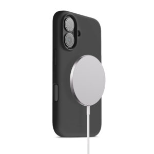 Crong Color Cover Magnetic - Etui MagSafe iPhone 17 (czarny)