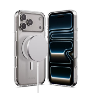 Crong Clear MAG Cover - Etui MagSafe iPhone 17 Pro Max (przezroczysty)