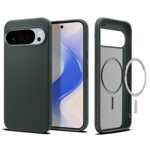 Spigen Liquid Air Mag MagSafe - Etui do Google Pixel 10 Pro XL (Abyss Green)