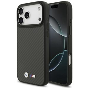 BMW M Kevlar Matt MagSafe - Etui iPhone 17 Pro Max (czarny)