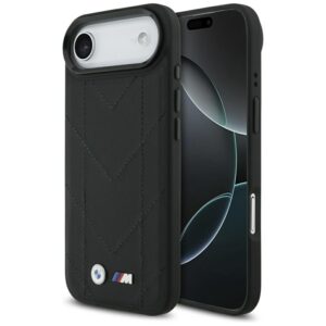 BMW M Quilted Logo MagSafe - Etui iPhone Air (czarny)