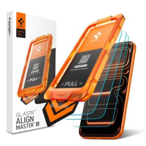 Spigen Glas.tR AlignMaster Slim 3-Pack - Szkło hartowane do Apple iPhone 18 Pro  / 17 Pro (3 sztuki)