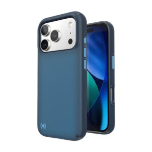 Speck Presidio Lux MagSafe - Etui iPhone 17 Pro (Deep Sea Fade / Black / Spell Blue)