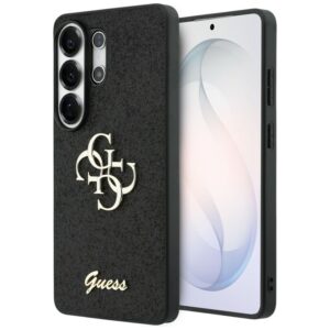 Guess Fixed Glitter Big 4G Metal Logo - Etui Samsung Galaxy S26 Ultra (czarny)