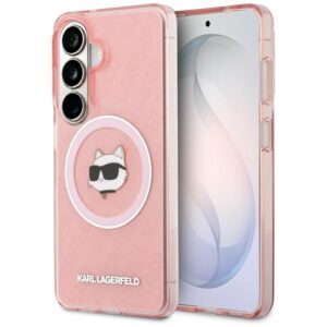 Karl Lagerfeld IML Repeated Choupette MagSafe - Etui Samsung Galaxy S26+ (różowy)