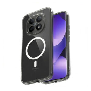 Crong Hybrid Clear Magnetic - Etui MagSafe Xiaomi Redmi Note 15 Pro 5G (przezroczysty)