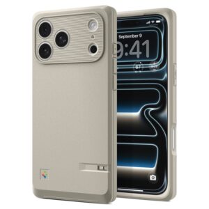 Spigen Classic LS MagSafe - Etui iPhone 17 Pro Max / 18 Pro Max (Stone)