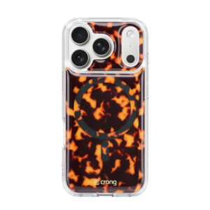 Crong Deluxe MAG Cover - Etui iPhone 17 Pro Max MagSafe (Tortoise)