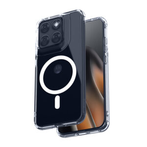 Crong Hybrid Clear Magnetic - Etui MagSafe Motorola Edge 70 Fusion 5G (przezroczysty)