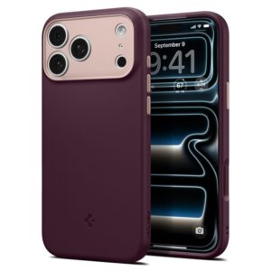 Spigen Nano Pop Mag MagSafe - Etui do iPhone 18 Pro Max / 17 Pro Max (Burgundy Bean)