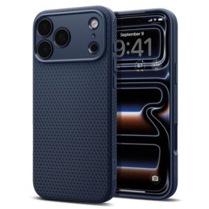 Spigen Liquid Air - Etui do iPhone 18 Pro / 17 Pro (Navy Blue)