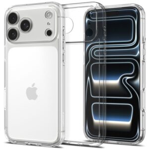 Spigen Ultra Hybrid - Etui do iPhone 18 Pro / 17 Pro (Crystal Clear)