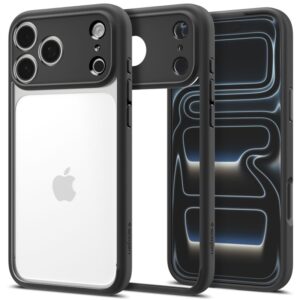 Spigen Ultra Hybrid - Etui do iPhone 18 Pro / 17 Pro (Matte Black)
