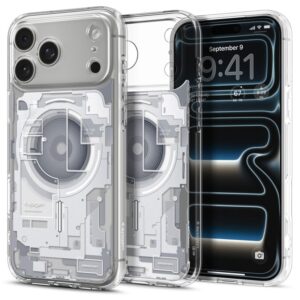 Spigen Ultra Hybrid Mag MagSafe - Etui do iPhone 18 Pro / 17 Pro (Zero One White)