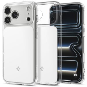 Spigen Ultra Hybrid T Mag MagSafe - Etui do iPhone 18 Pro / 17 Pro (Glossy White)
