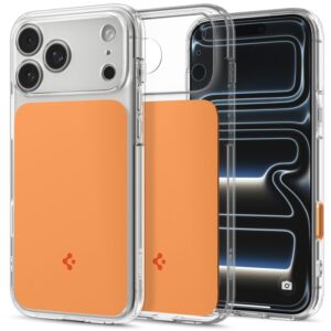 Spigen Ultra Hybrid T Mag MagSafe - Etui do iPhone 18 Pro / 17 Pro (Glossy Orange)