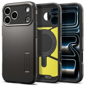Spigen Tough Armor T Mag MagSafe - Etui do iPhone 18 Pro / 17 Pro (Gunmetal)