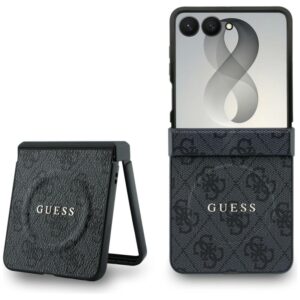 Guess 4G Classic MagSafe - Etui Samsung Galaxy Z Flip 8 (czarny)