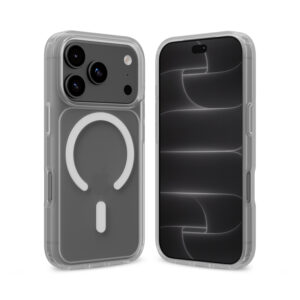 Crong Hybrid Matte Magnetic - Etui MagSafe iPhone 18 Pro / 17 Pro (biały)