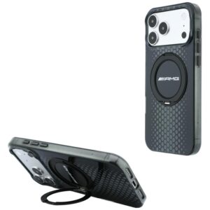 AMG IML Double Layer Urban Line with Ring Stand MagSafe - Etui iPhone 18 Pro Max / 17 Pro Max (czarny)