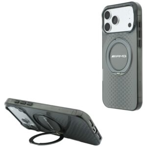 AMG IML Double Layer Urban Line with Ring Stand MagSafe - Etui iPhone 18 Pro Max / 17 Pro Max (szary)
