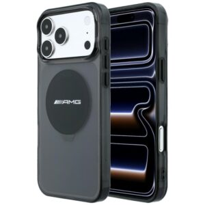 AMG IML Transparent Bicolor Block MagSafe - Etui iPhone 18 Pro Max / 17 Pro Max (czarny)