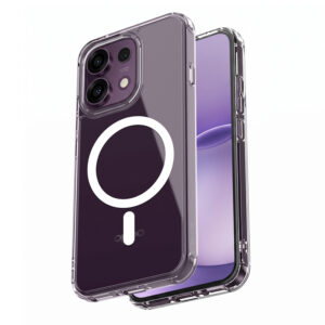 Crong Hybrid Clear Magnetic - Etui MagSafe OPPO Reno16 F 5G (przezroczysty)